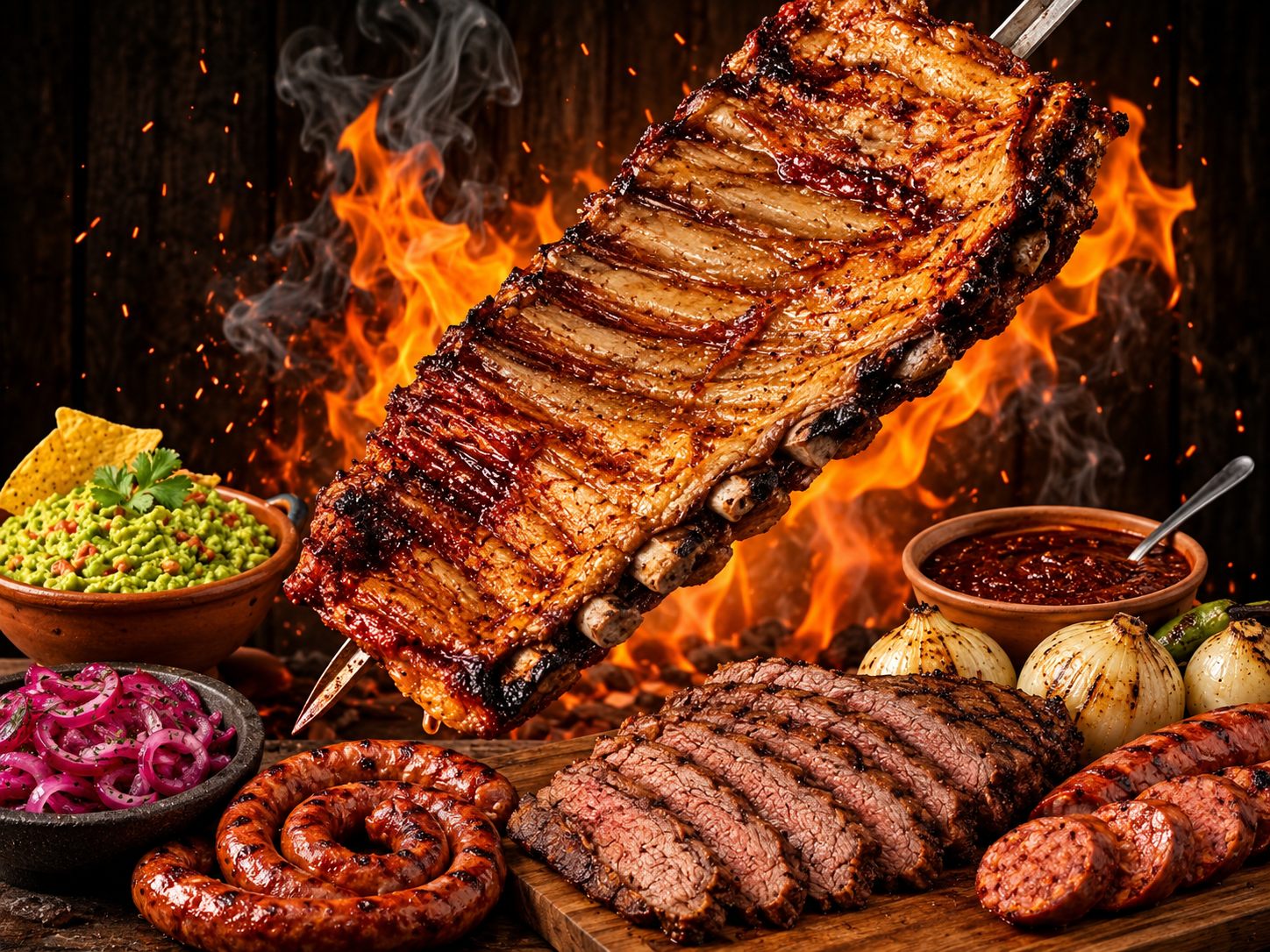 Cortes de carne a la leña Vaqueraxo